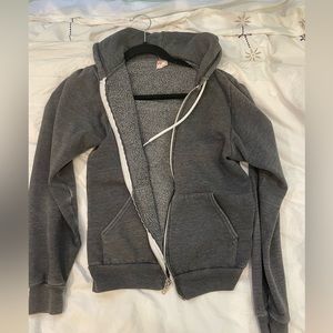 Grey American apparel hoodie